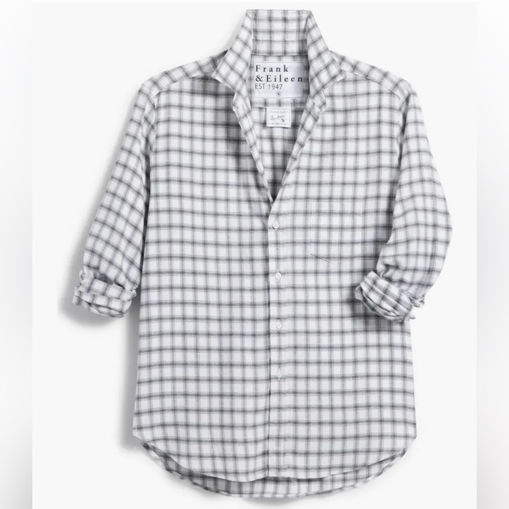 Frank & Eileen Relaxed Fit Cotton Button-Up Shirt Size S